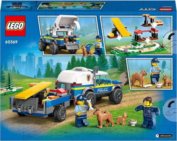 LEGO City - Szkolenie psów policyjnych w terenie (60369) [KLOCKI]