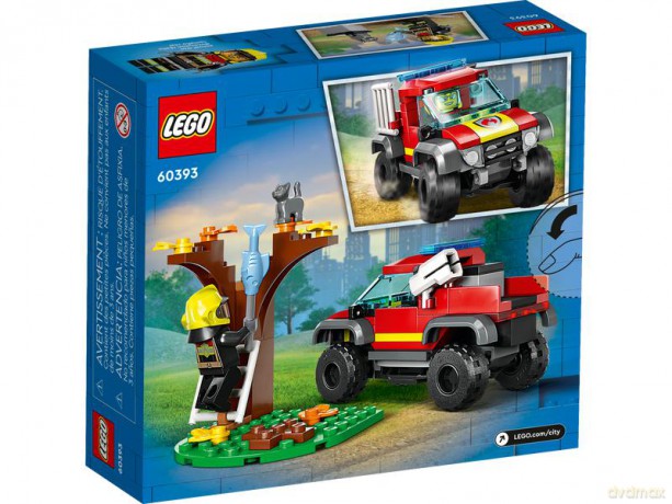 LEGO City - Wóz strażacki 4x4 - misja ratunkowa (60393) [KLOCKI]