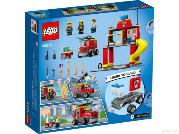 LEGO City - Remiza strażacka i wóz strażacki (60375) [KLOCKI]
