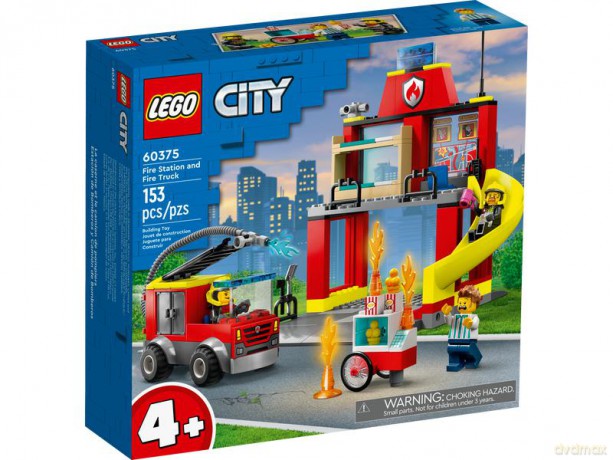 LEGO City - Remiza strażacka i wóz strażacki (60375) [KLOCKI]