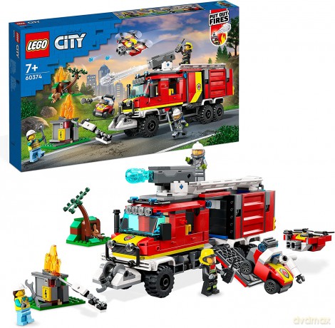 LEGO City - Terenowy pojazd straży pożarnej (60374) [KLOCKI]