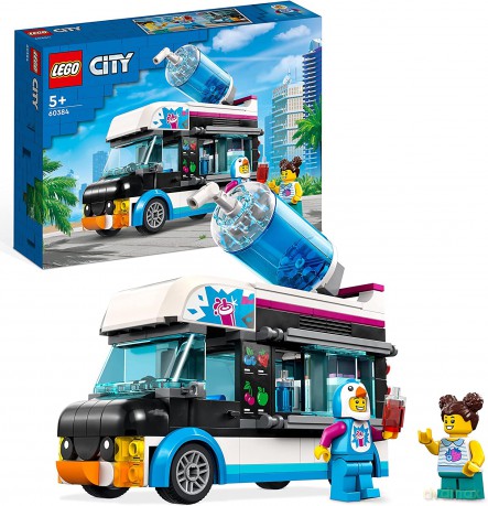 LEGO City - Pingwinia furgonetka ze slushem (60384) [KLOCKI]