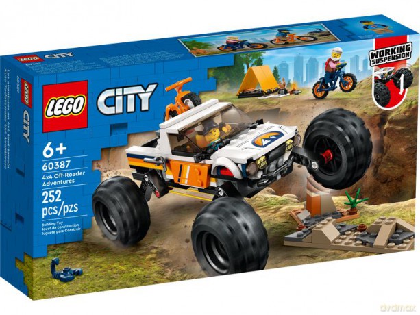 LEGO City - Przygody samochodem terenowym z napędem 4x4 (60387) [KLOCKI]