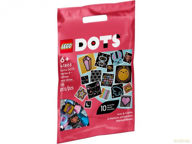 LEGO DOTS - Dodatki - seria 8, błyskotki (41803) [KLOCKI]