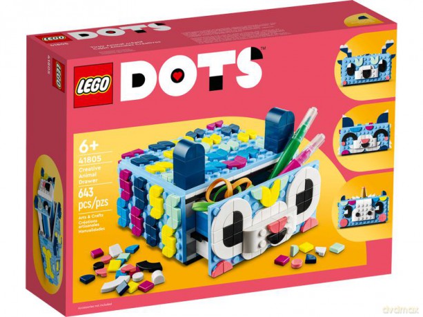 LEGO DOTS - Kreatywny zwierzak - szuflada (41805) [KLOCKI]