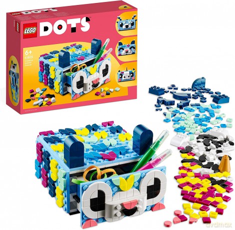 LEGO DOTS - Kreatywny zwierzak - szuflada (41805) [KLOCKI]
