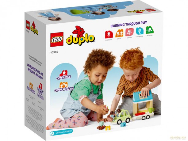 LEGO DUPLO - Dom rodzinny na kółkach (10986) [KLOCKI]
