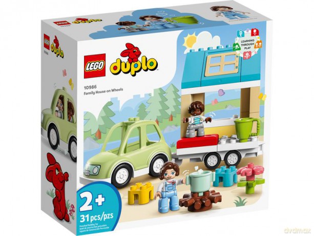 LEGO DUPLO - Dom rodzinny na kółkach (10986) [KLOCKI]