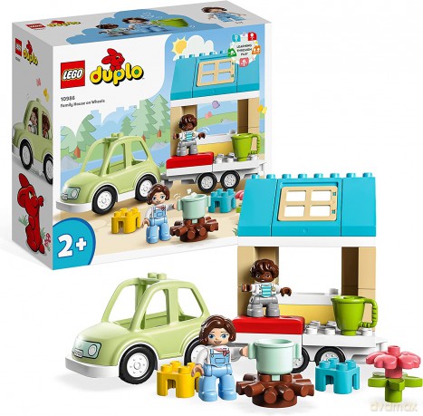 LEGO DUPLO - Dom rodzinny na kółkach (10986) [KLOCKI]