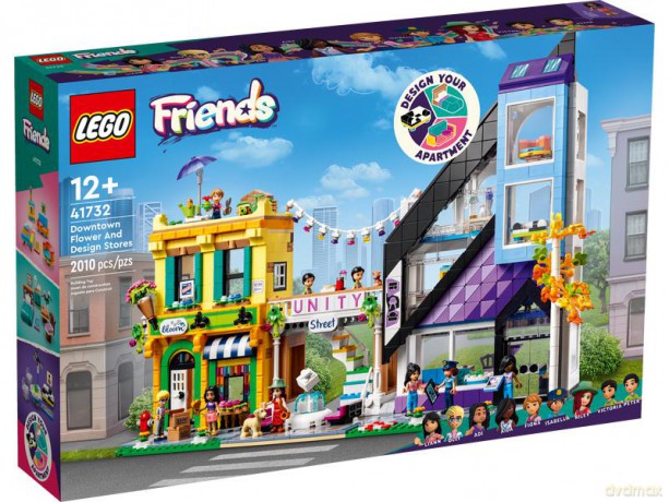 LEGO Friends - Sklep wnętrzarski i kwiaciarnia w śródmieściu (41732) [KLOCKI]