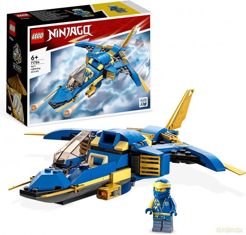 LEGO Ninjago - Odrzutowiec ponaddźwiękowy Jay'a EVO (71784) [KLOCKI]
