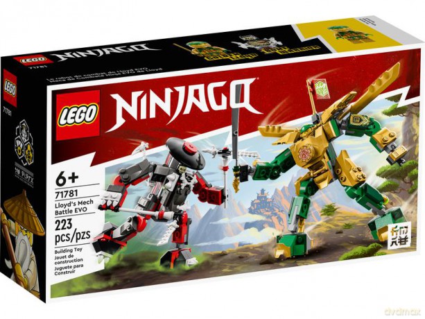 LEGO Ninjago - Starcie Lloyda z Mechem EVO (71781) [KLOCKI]