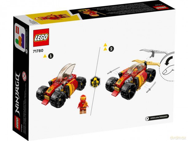LEGO Ninjago - Samochód wyścigowy ninja Kaia EVO (71780) [KLOCKI]