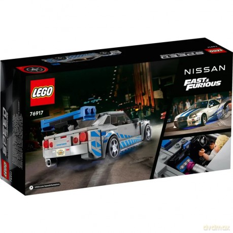 LEGO Speed Champions - Nissan Skyline GT-R (R34) z filmu Za szybcy, za wściekli (76917) [KLOCKI]