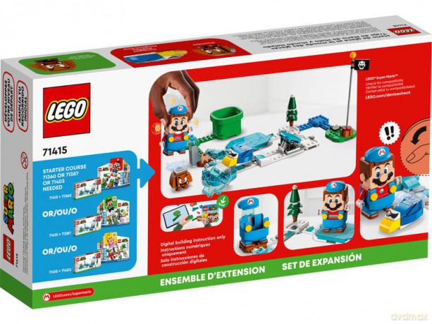 LEGO Super Mario - Odowy strój i kraina lodu - zestaw rozszerzający (71415) [KLOCKI]