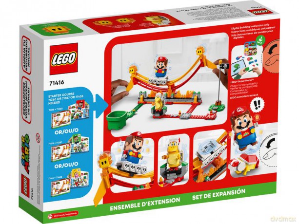 LEGO Super Mario - Przejażdżka po fali lawy - zestaw rozszerzający (71416) [KLOCKI]
