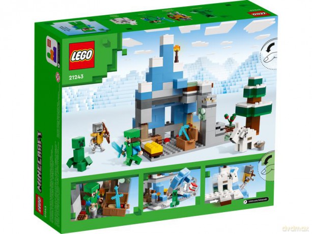 LEGO Minecraft - Ośnieżone szczyty (21243) [KLOCKI]