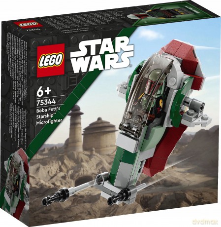 LEGO Star Wars Mikromyśliwiec kosmiczny Boby Fetta (75344) [KLOCKI]
