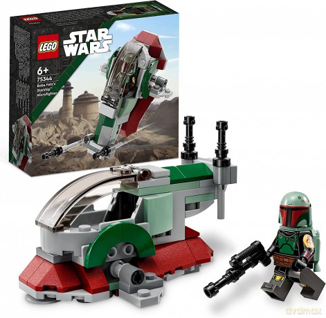 LEGO Star Wars Mikromyśliwiec kosmiczny Boby Fetta (75344) [KLOCKI]