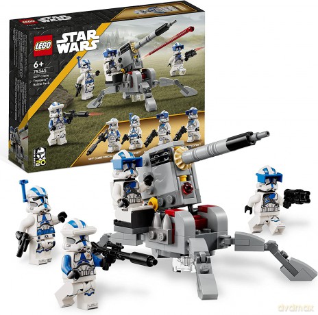 LEGO Star Wars Zestaw bitewny żołnierze-klony z 501. legionu (75345) [KLOCKI]