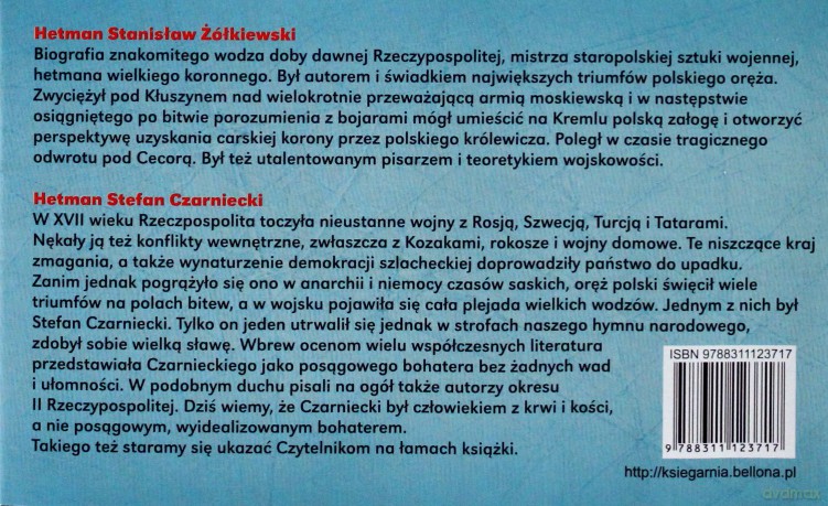Pakiet. Hetman Stanisław Żółkiewski, Hetman Stefan Czarniecki - Leszek Podhorodecki [KSIĄŻKA] 