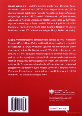 Ambasador cesarski Szkice o Zygmuncie Krasińskim - Janusz Węgiełek [KSIĄŻKA]