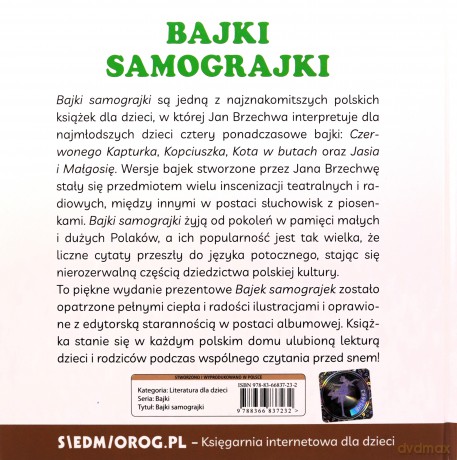 Bajki samograjki - Jan Brzechwa [KSIĄŻKA]