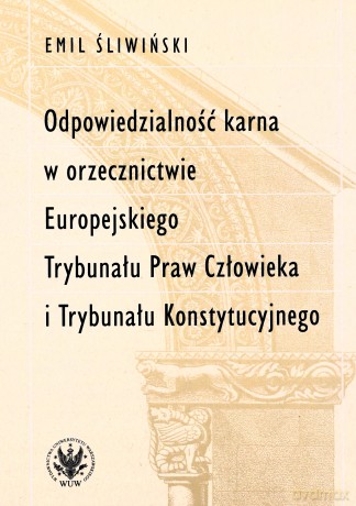 Odpowiedzialność karna w orzecznictwie Europejskiego Trybunału Praw Człowieka i Trybunału Konstytucy - Emil Śliwiński [KSIĄŻKA]