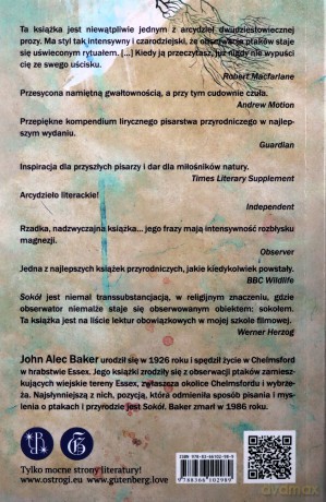 Sokół. Opowieść o miłości do ginącej przyrody - Alec Baker John [KSIĄŻKA]