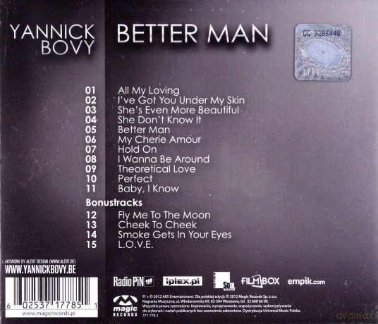 Yannick Bovy: Better Man (PL) [CD]