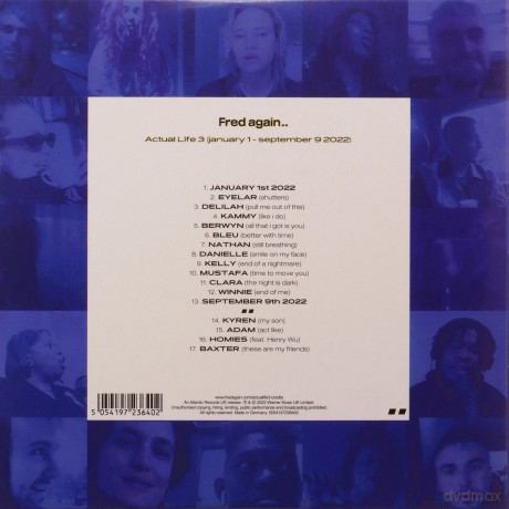 Fred Again: Actual Life 3 [CD]