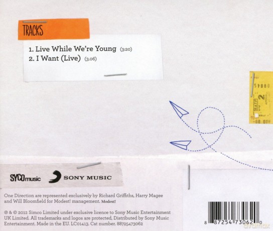 One Direction: Live While We're Young [CD]