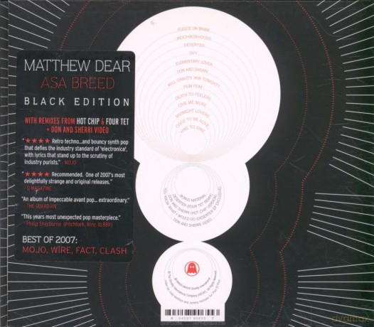 Matthew Dear: Asa Breed [CD]