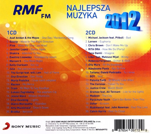 Rmf Najlepsza Muzyka 2012 (digipack) [2CD]