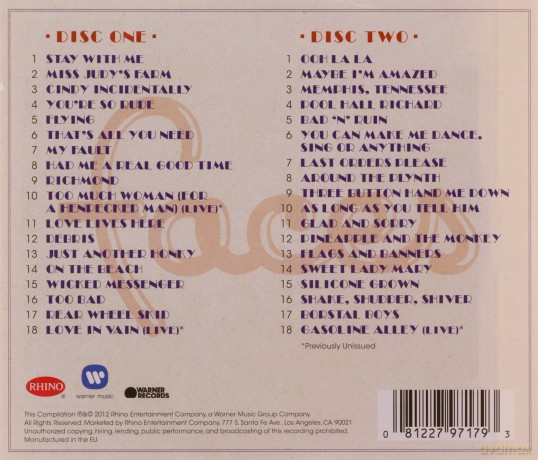 Faces: Stay With Me:The Faces Antholo [2CD]