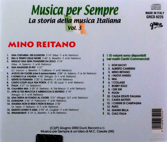Mino Reitano: Best Of [CD]