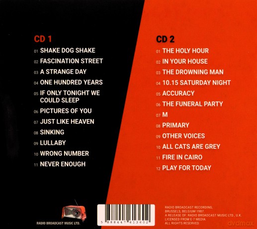 The Cure: Brussels, Belgium, November 01, 1987 [2CD]