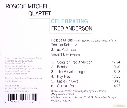 Roscoe Mitchell: Celebrating Fred Anderson [CD]
