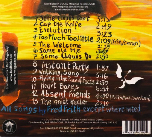 Fred Frith: Cheap At Half The Price [CD]