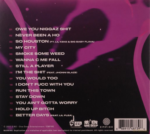 Z-Ro: Codeine [CD]