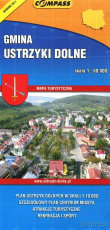 Gmina Ustrzyki Dolne 1:60 000 + plan miasta [KSIĄŻKA]