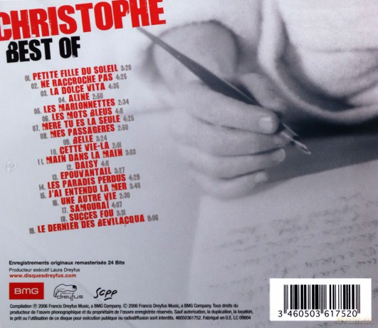 Christophe: Dreyfus - The Best Of (Crystal Version) [CD]