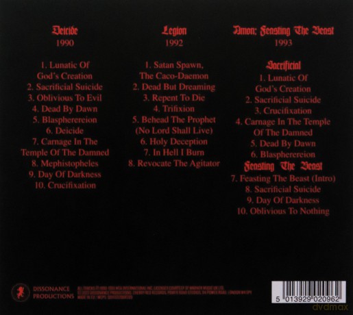 Deicide: Crucifixion - The Early Years 3cd (digipack) Edition [CD]