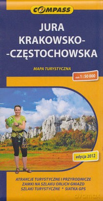 Jura Krakowsko-Częstochowska. Mapa dwustronna, 1:50 000, B1 [KSIĄŻKA]