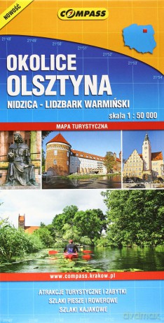 Okolice Olsztyna: Nidzica - Lidzbark Warmiński [KSIĄŻKA]