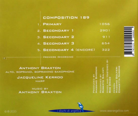 Braxton/Kerrod: Duo (Bologna) 2018 [CD]