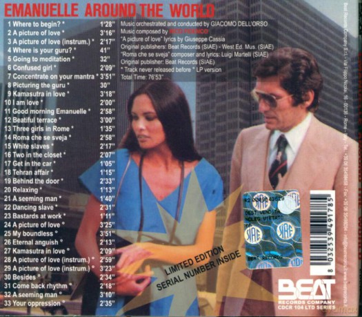 Nico Fidenco: Emanuelle Around the World [CD]