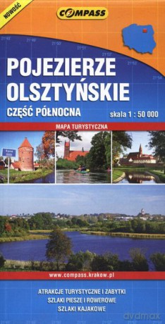 Pojezierze Olsztyńskie - część północna [KSIĄŻKA]