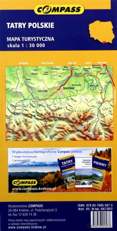 Tatry polskie - 1:30 000 [KSIĄŻKA]