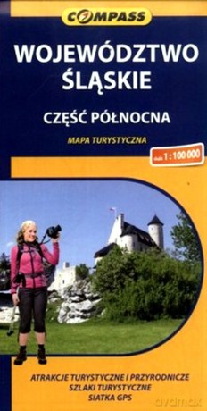 Województwo Śląskie. Część północna. Mapa turystyczna w skali 1:100 000